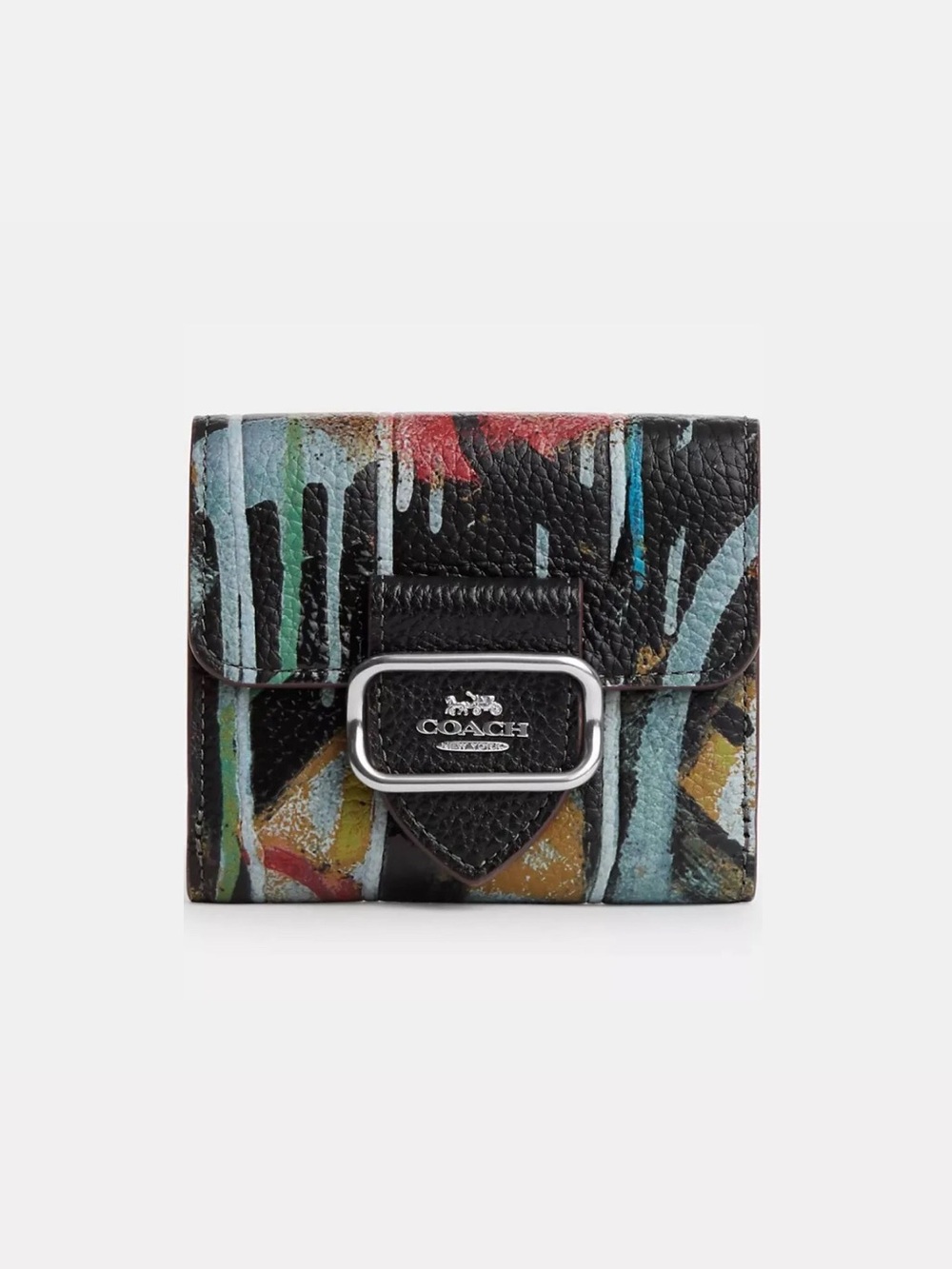 RARE Mint + Serf x Coach Graffiti Morgan Trifold Wallet